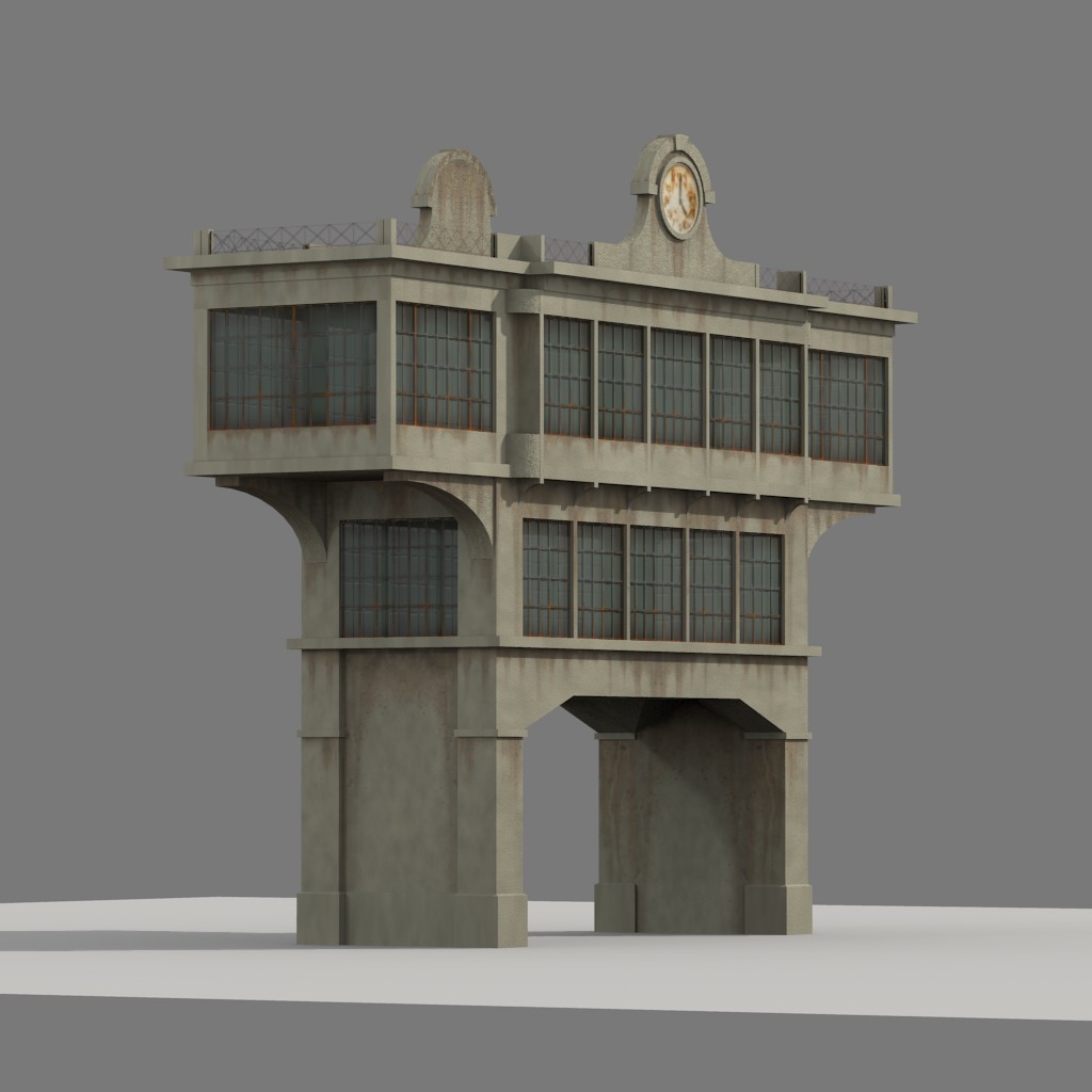 Train station control tower preview image 1